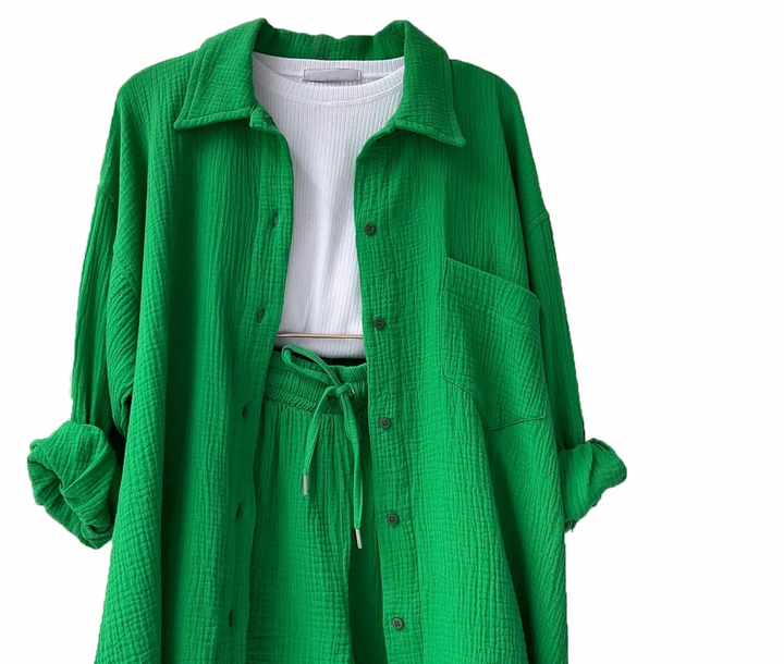 Bella Stride| Izzi™ - Women's Cotton Two-Piece Suit