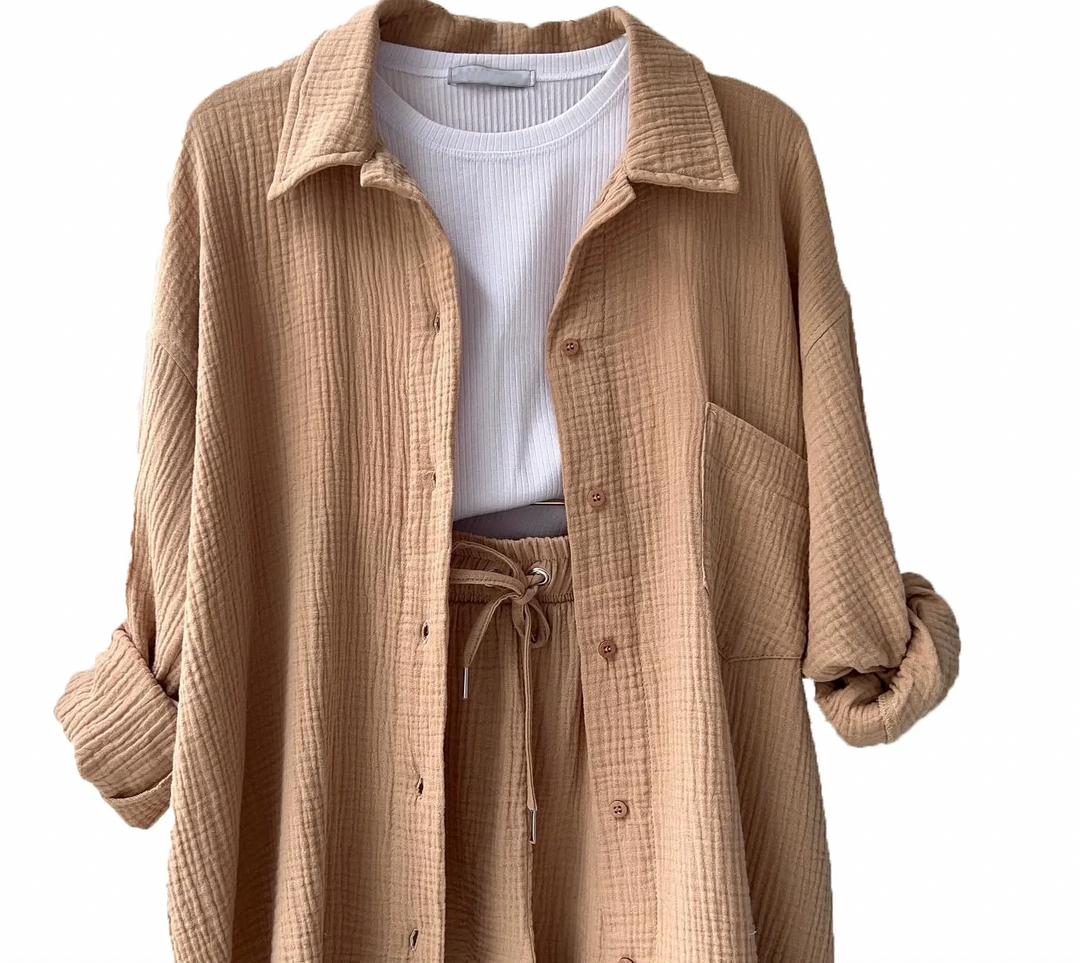 Bella Stride| Izzi™ - Women's Cotton Two-Piece Suit