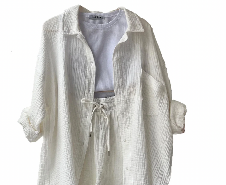 Bella Stride| Izzi™ - Women's Cotton Two-Piece Suit