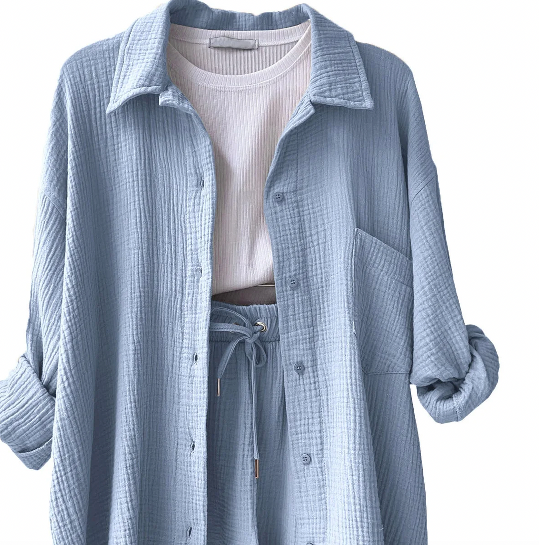 Bella Stride| Izzi™ - Women's Cotton Two-Piece Suit