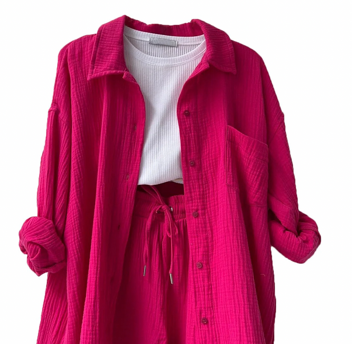 Bella Stride| Izzi™ - Women's Cotton Two-Piece Suit